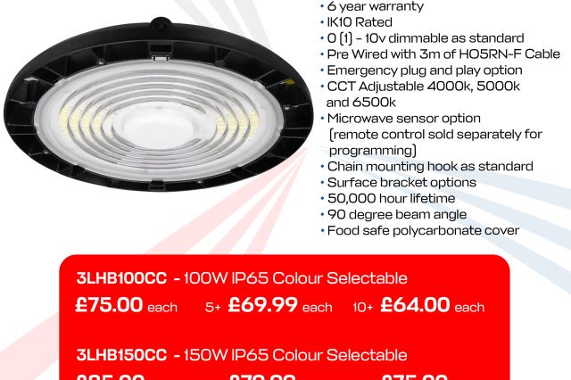 CCT LED Dimmable High Bays Promotion