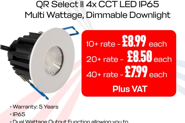 LED Multi Wattage, Dimmable Downlight